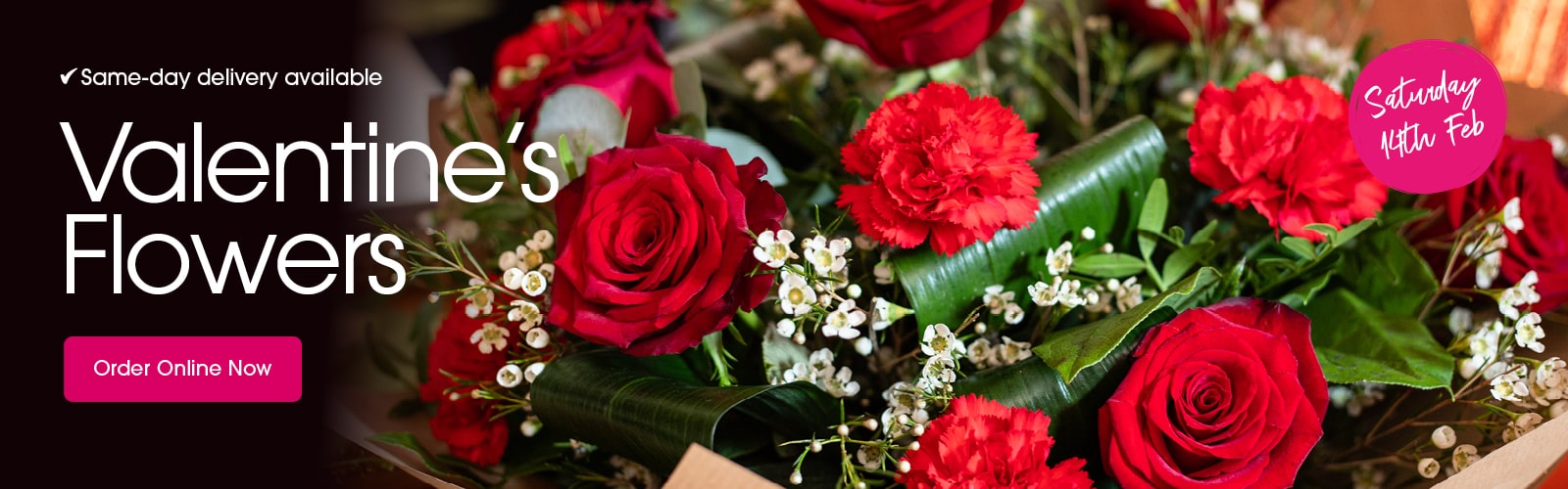 Seasonal bouquets from Kevin Lynch Flowers in Derry offering same-day delivery